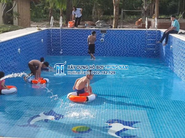 Thi công hồ bơi tại Tân Uyên - Bình Dương