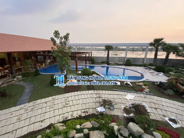 Thi công hồ bơi gia đình tại Bình Thạnh - TP.HCM