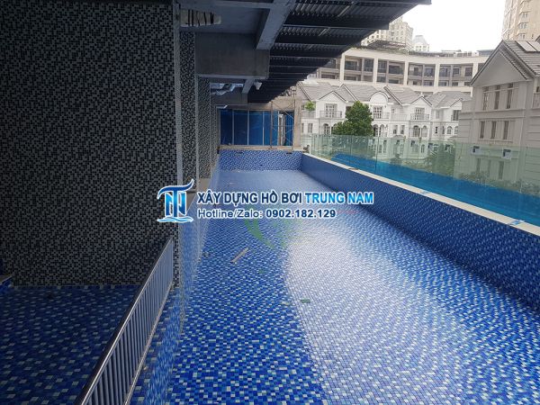 Thi công hồ bơi chung cư SSG - Quận 2 - TP HCM
