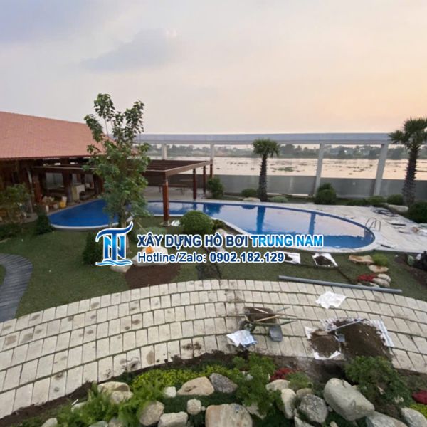 Thi công hồ bơi gia đình tại Bình Thạnh - TP.HCM