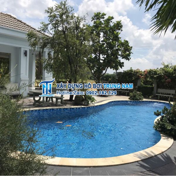 Thi công hồ bơi gia đình - Châu Đốc - An Giang
