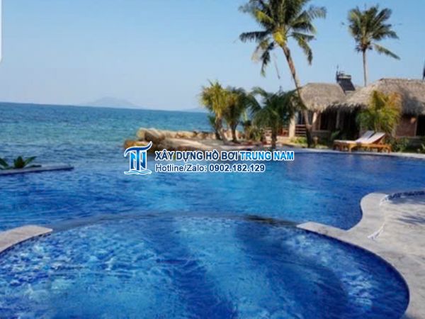Thi công hồ bơi gia đình tại Phú Quốc