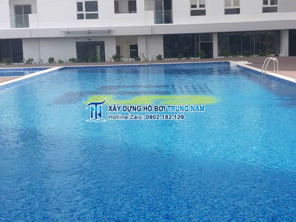 Thi công hồ bơi chung cư 577 - Phú Định - Bình Phú - TP HCM
